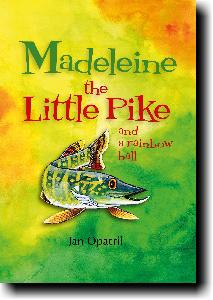 Madeleine the Little Pike and a rainbow ball